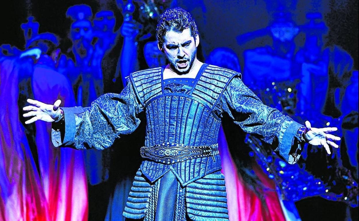 El tenor de Abadiño Andeka Gorrotxategi, en una representación de 'Turandot' en Sídney.