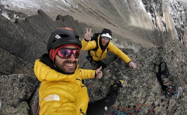 Los Pou, durante la expedición.