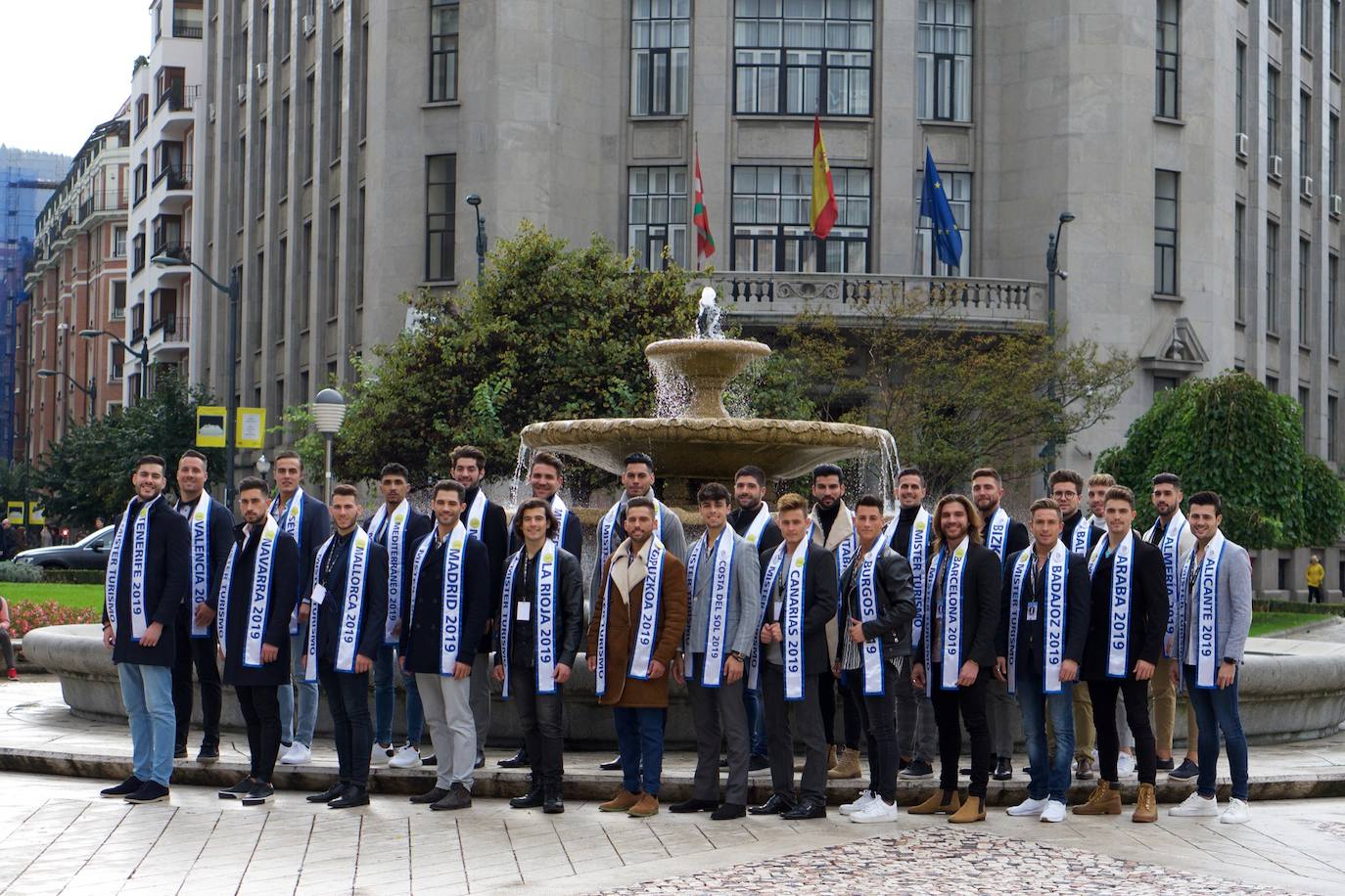 Los candidatos a ser Mister Turismo Spain reunidos en Bilbao