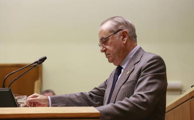 Iñaki Arriola, durante su intervención.