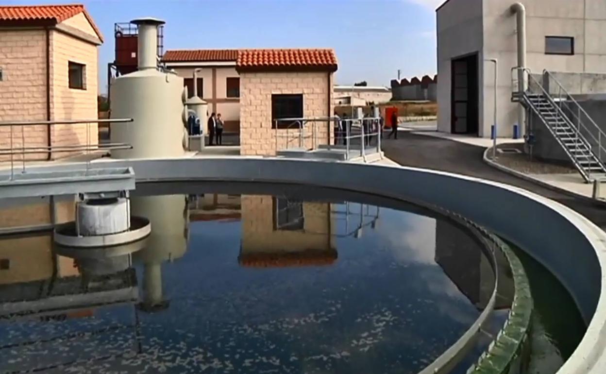 La depuradora de Oion es una de las infraestructuras que garantizarán la calidad del agua en Álava. 