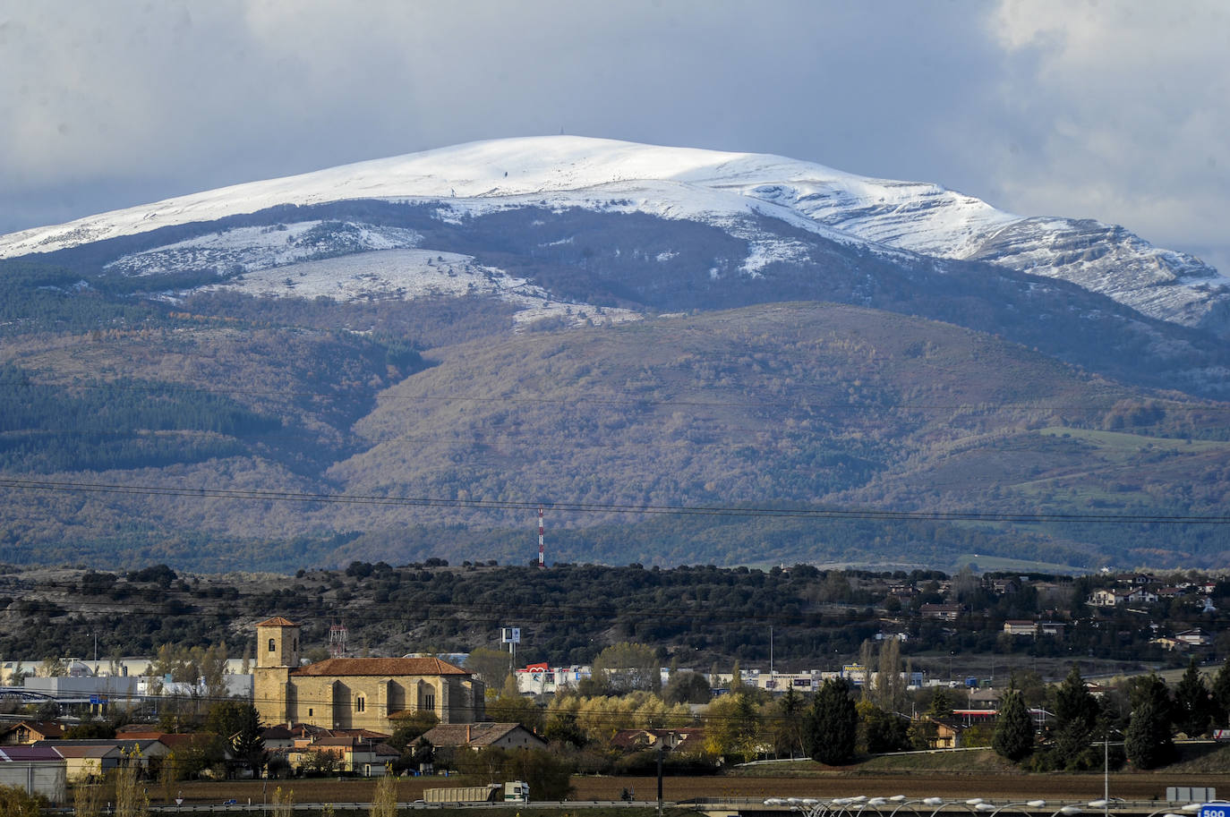 Fotos: Estampas que deja hoy la nieve en Herrera