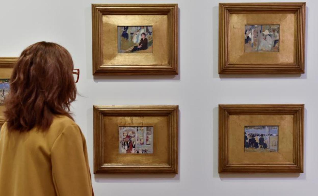 Vista de la exposición que se abre mañana en el Bellas Artes.