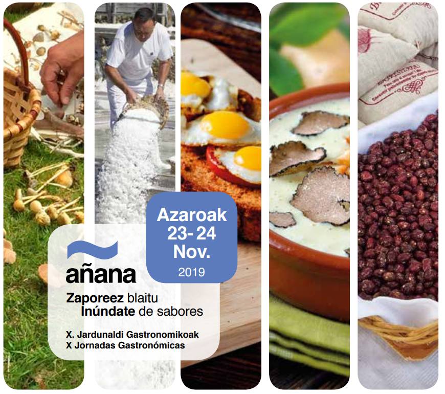 Las Jornadas Gastronómicas de Añana alcanzan su décima edición. 