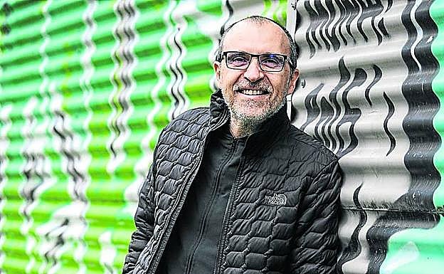 Alfonso Alcántara, ayer en Vitoria.