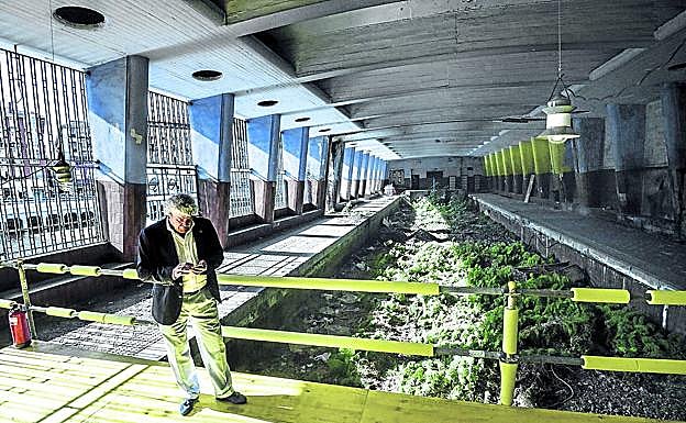 La vieja estación ferroviaria lleva cerrada desde 1999. 