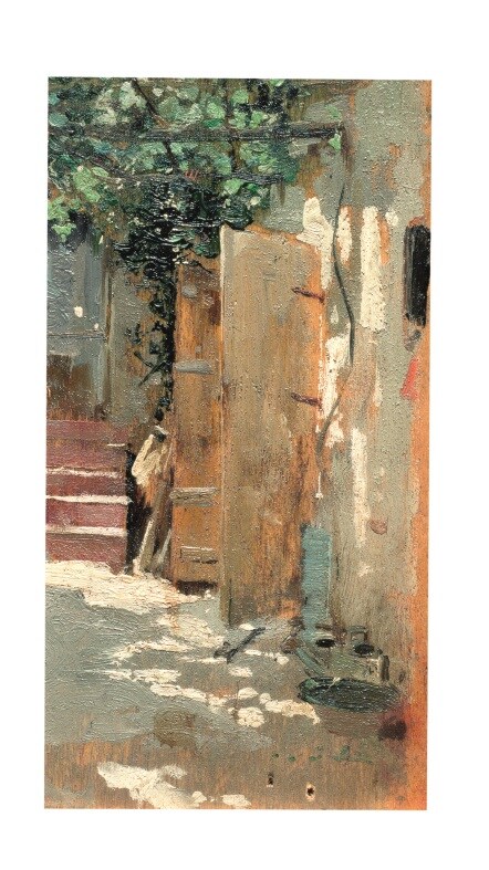 Puerta de una alquería (1890)