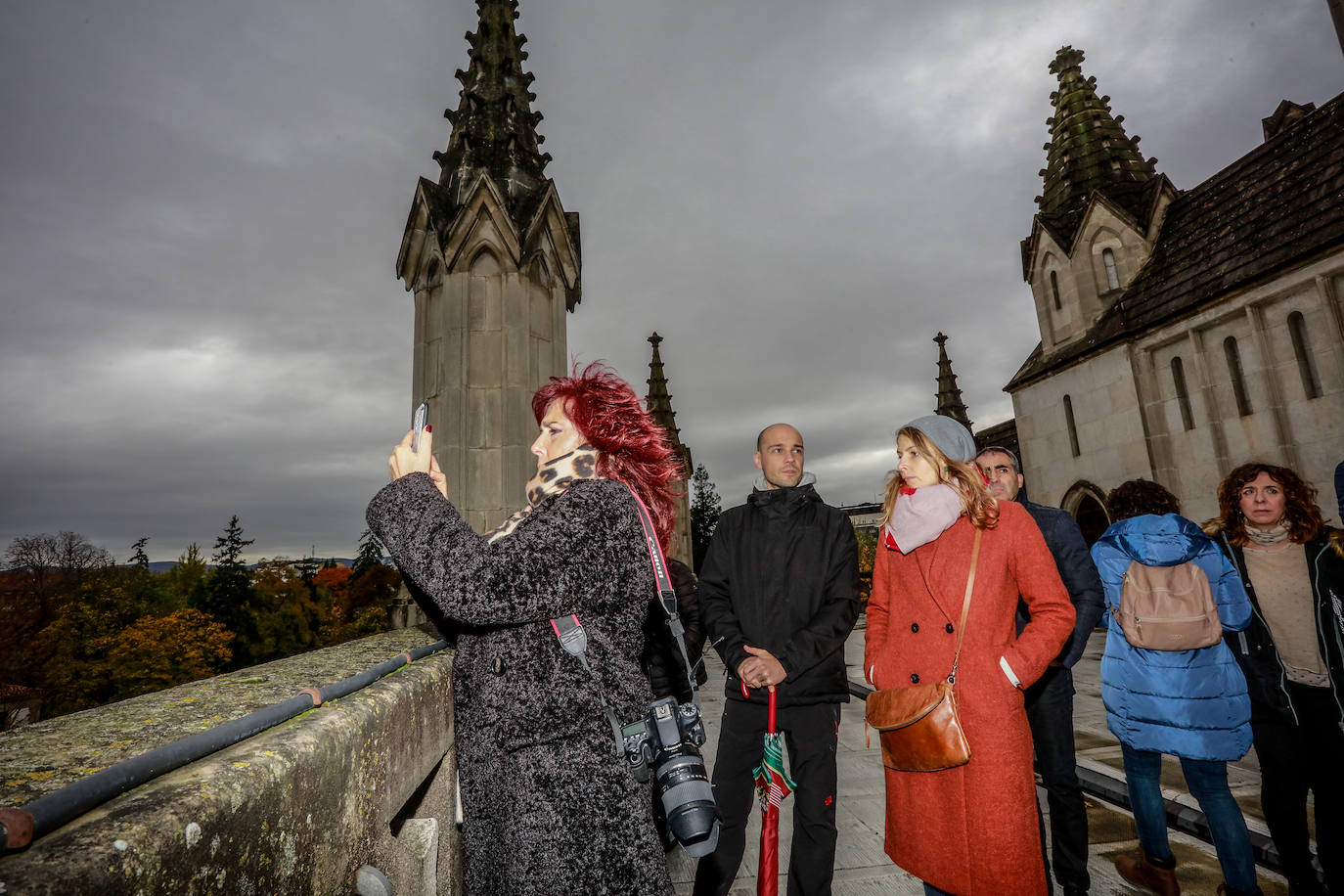 Los suscriptores de EL CORREO han podido disfrutar de unas bellas vistas desde la azotea del templo.