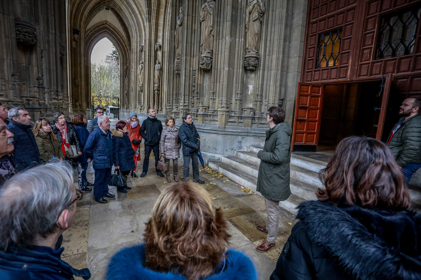 Los suscriptores de EL CORREO han podido disfrutar de unas bellas vistas desde la azotea del templo.