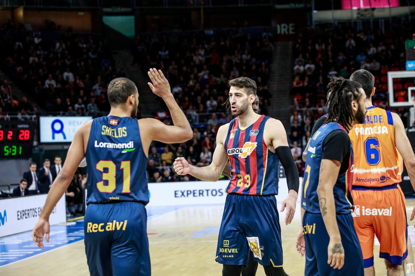 Fotos: Baskonia-Valencia Basket, en imágenes
