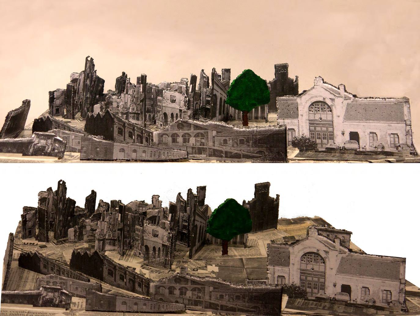 “Emergiendo de las cenizas”.