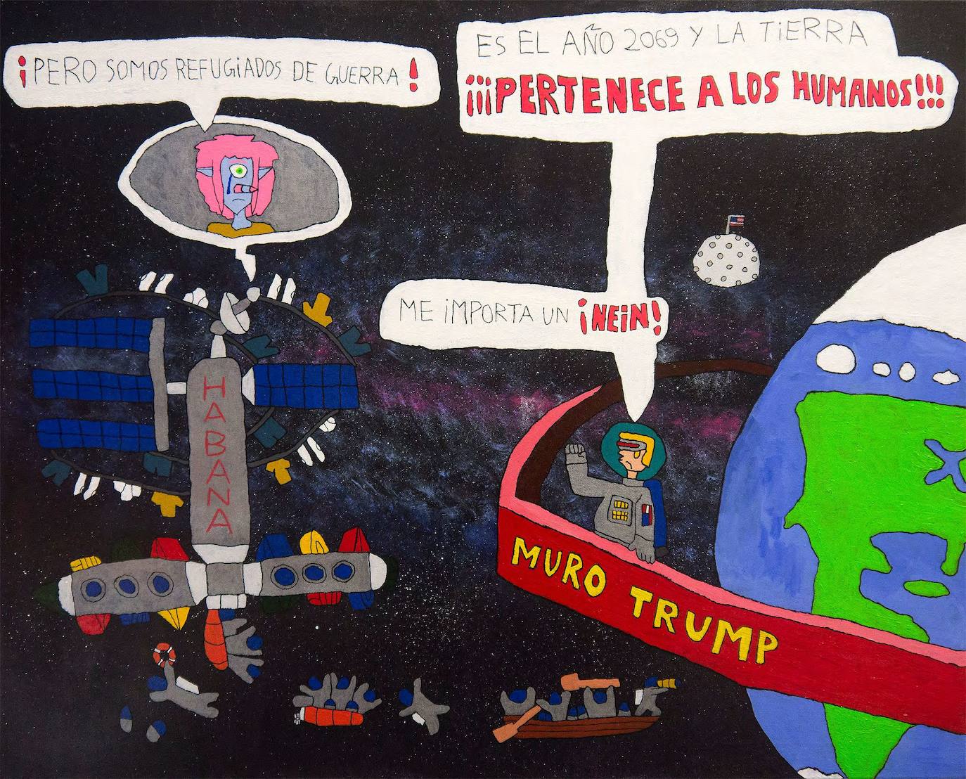 “El espacio la última frontera”.