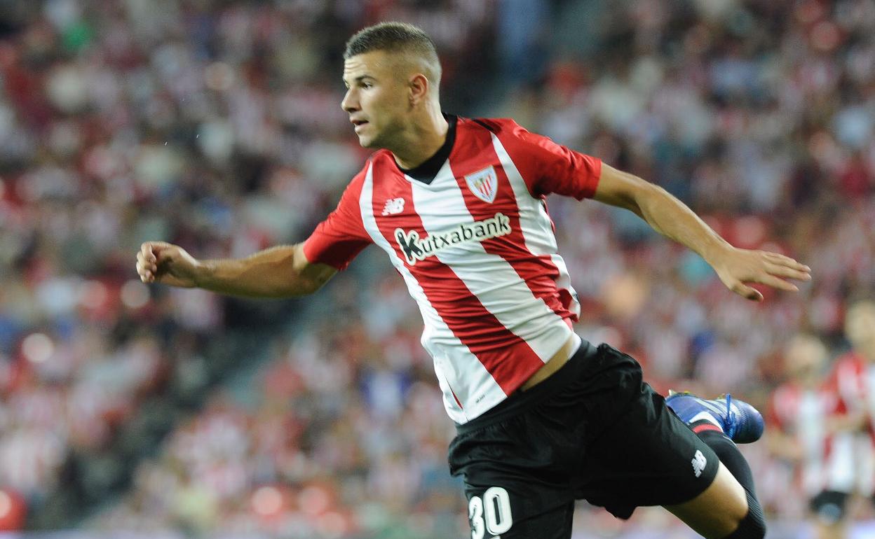 Gorka Guruzeta, en un partido.