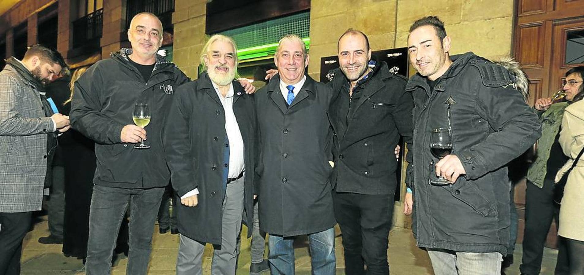 Alberto Martínez, Marino Montero, Gerardo Maza, Juan Mari y Alejandro Díaz.