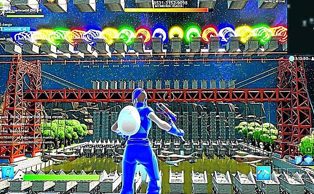 El Puente Colgante, en el mapa de 'parkour'.