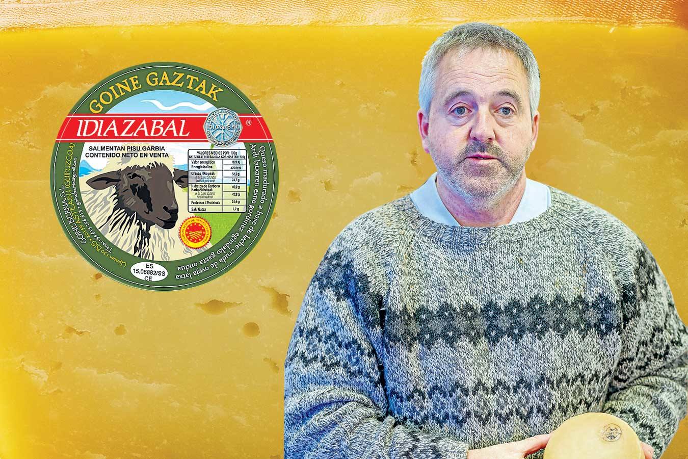 GOINE | Joseba Otegi | El bronce de la calidad del queso, pero también, dice Otegi, el cuidado del entorno natural y el empeño por mantener la vida en el medio rural. Dirección Caserío Gorua Goiena. Asteasu (Gipuzkoa).