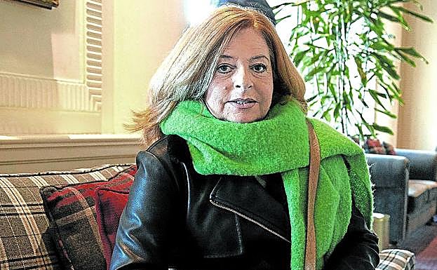 Consuelo Ordóñez, en el hotel de San Sebastián donde se desarrolló la jornada de Covite. 