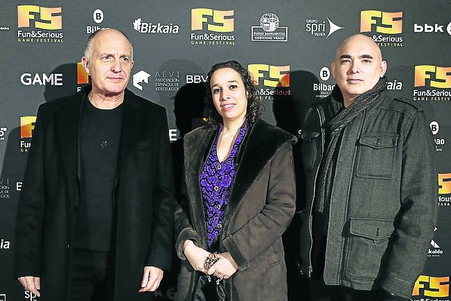 José Antonio Oviedo, Paula Acevedo y David Fraile. 