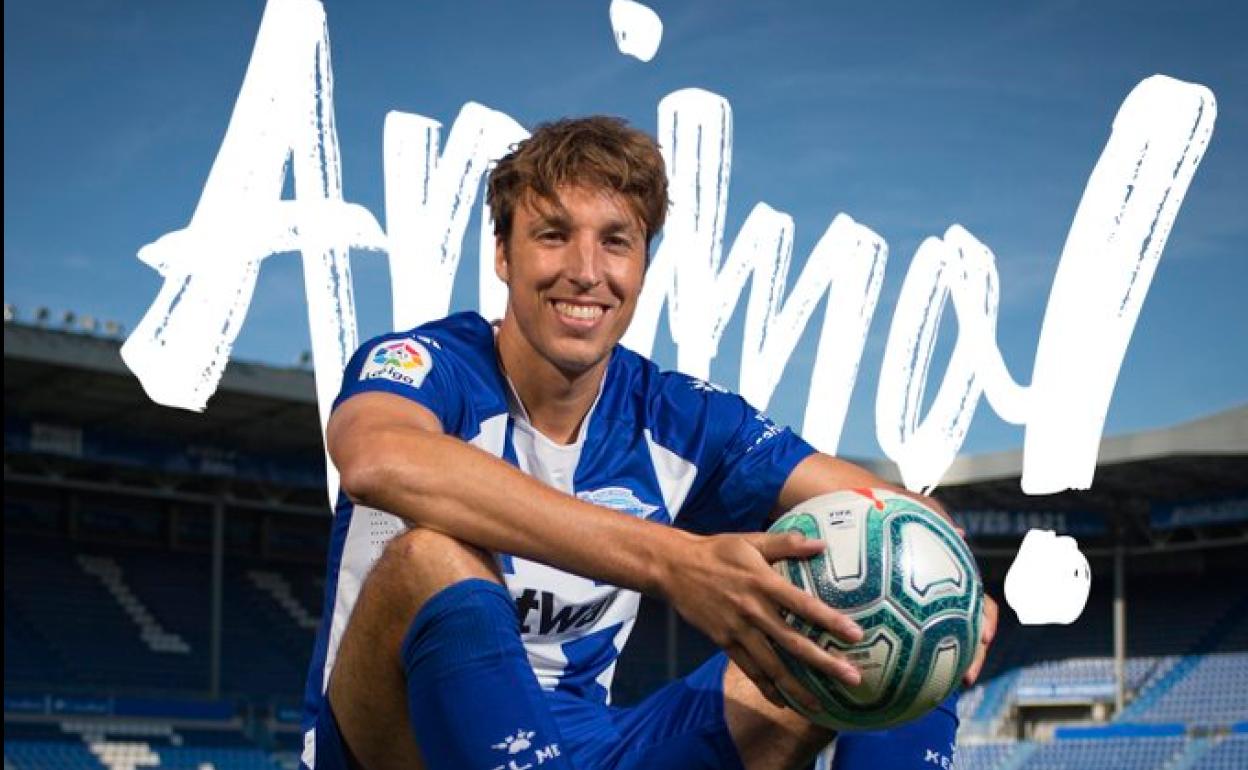 El Alavés apoya a su jugador a través de la web. 