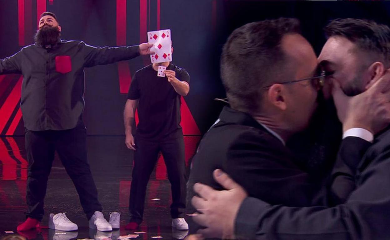 Risto besa apasionadamente a Boris en la semifinal de Got Talent 2019.