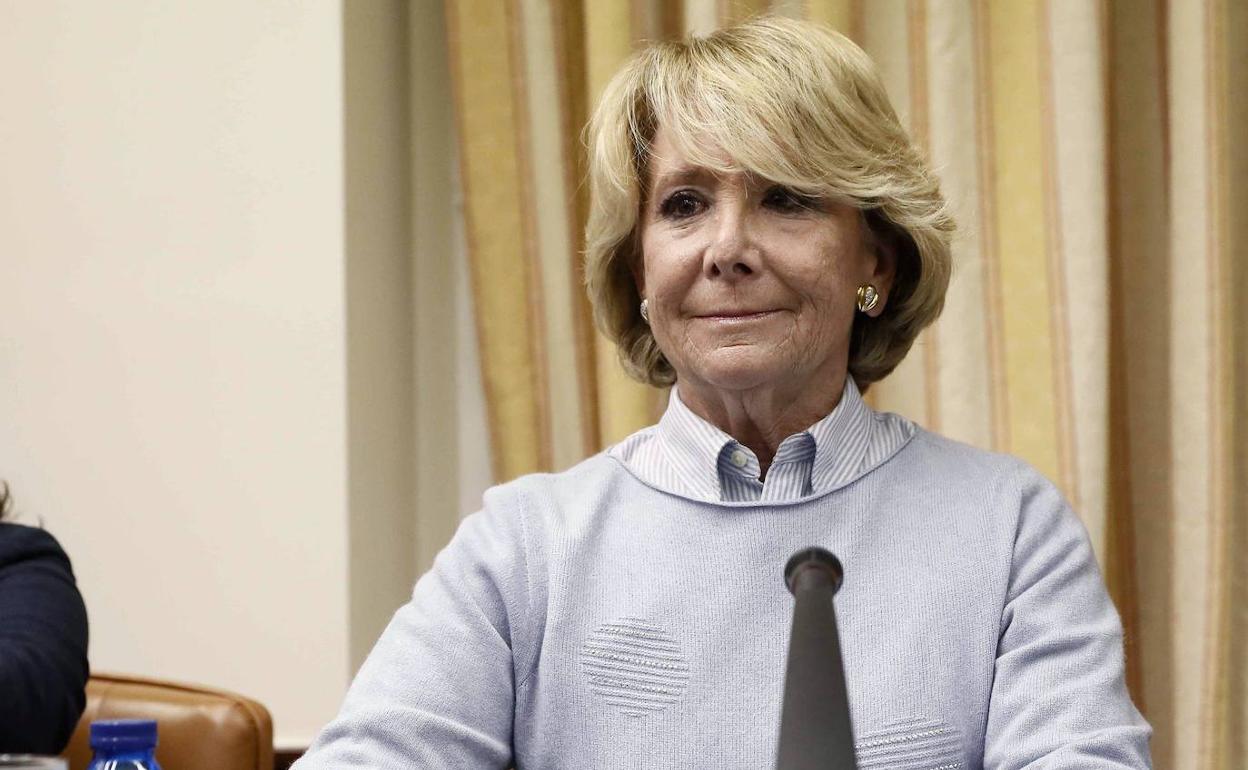 Esperanza Aguirre, expresidenta de la Comunidad de Madrid.