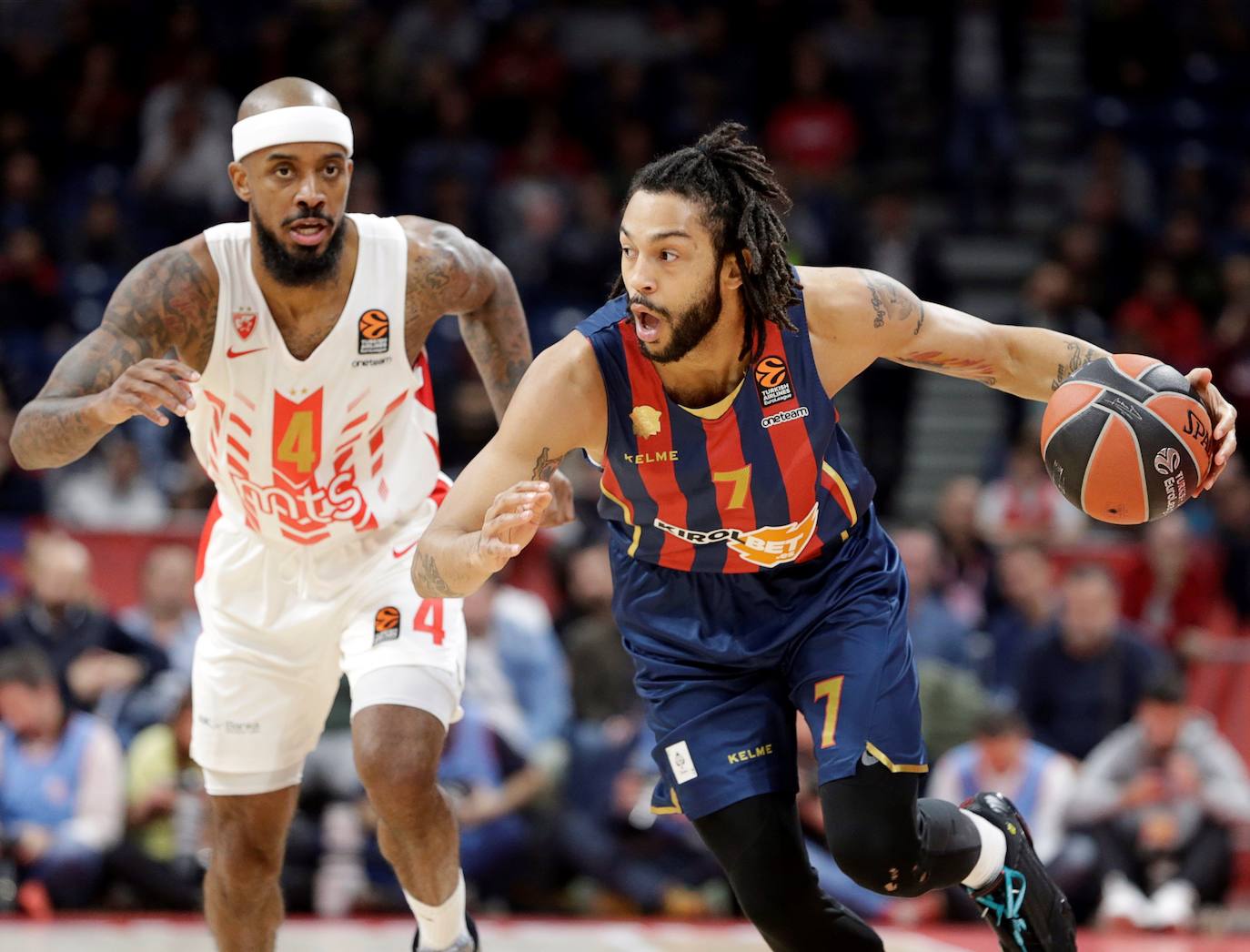 Fotos: Las mejores imágenes del Estrella Roja - Kirolbet Baskonia