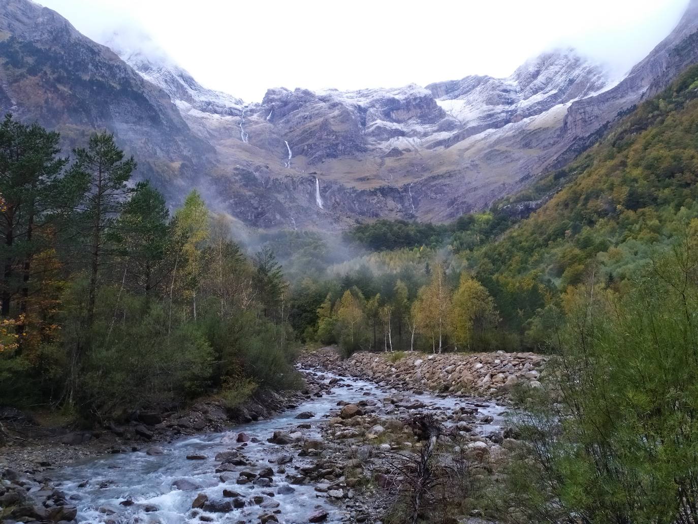 El paisaje es sencillamente impresionante