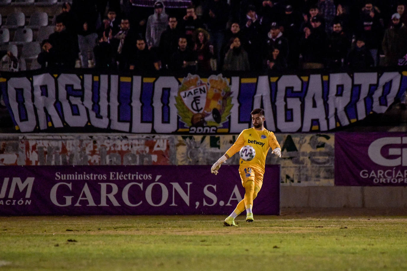 Guidetti, en el partido de Jaén. 