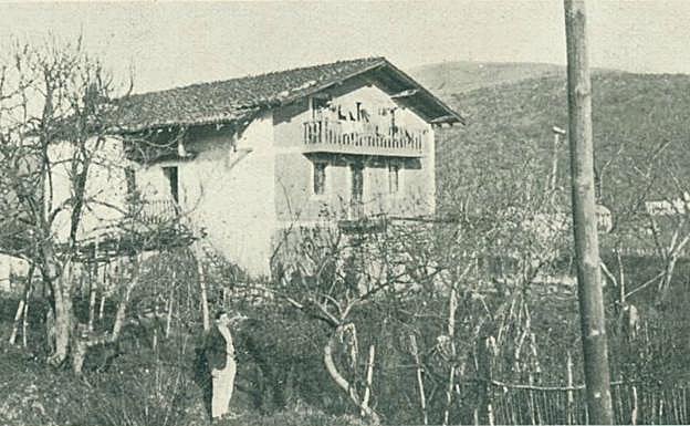 Panorámica del caserío Etxerre.