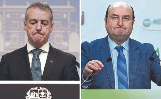 El lehendakari y Ortuzar piden «perdón»