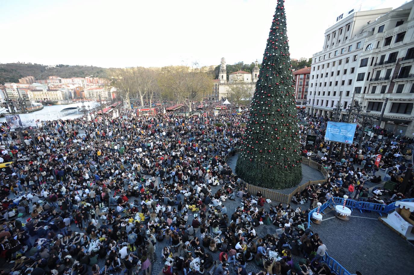 Panorámica desde el teatro Arriaga.