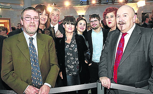 Luis Javier Tellería, Idoia Mendia, David Latxaga, Maddalen Iriarte, Jasone Agirre, Lander Martínez e Iñigo Iturrate.