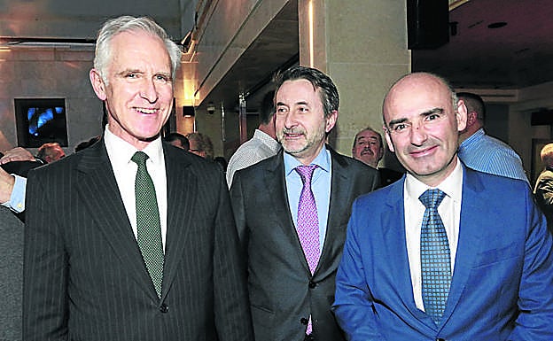 Juan Ignacio Vidarte, Josu Jon Imaz y Andoni Aldekoa.