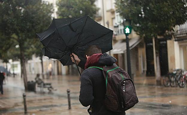 Álava registra rachas de viento superiores a 120 kilómetros por hora