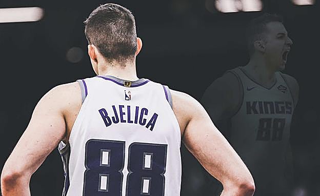 Bjelica 88-a erabiltzen du 8-a Bogdanovic duelako.