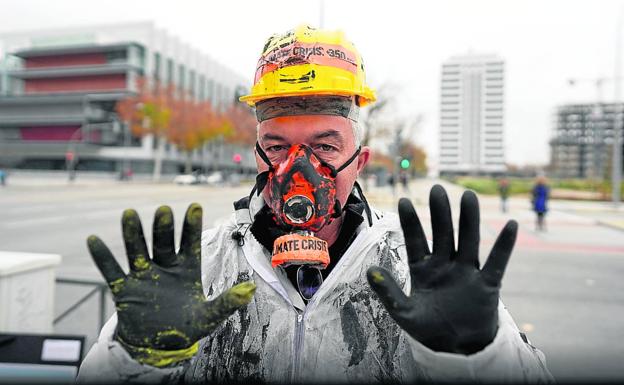 Protestas durante la Cumbre del Clima de Madrid. 