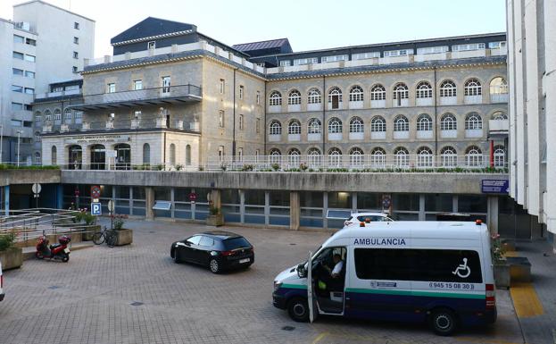 Los dos hermanos terminaron en el hospital Santiago de Vitoria. 