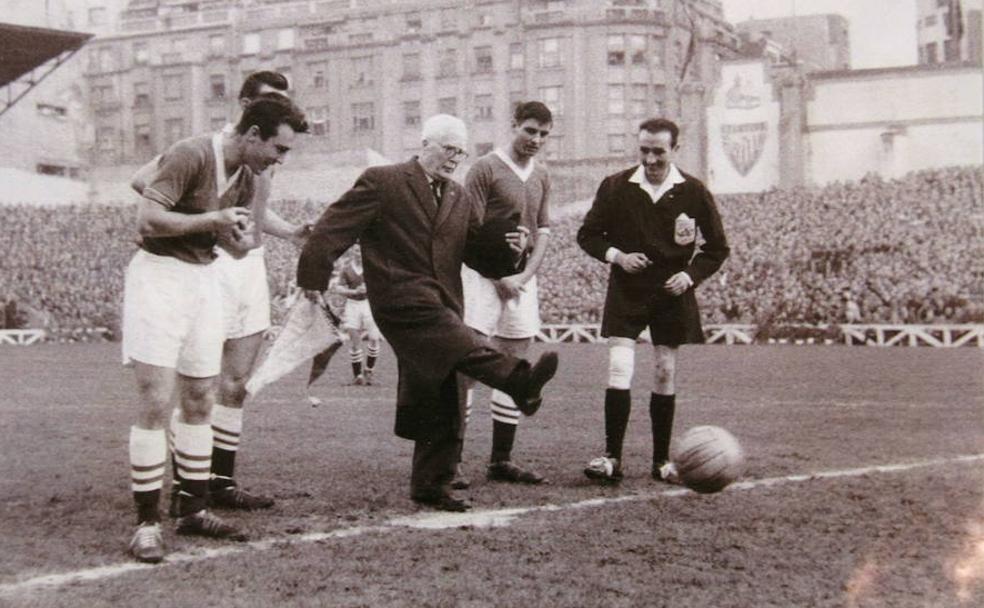 Juan de Gardeazábal, en el partido de homenaje a Mister Pentland.