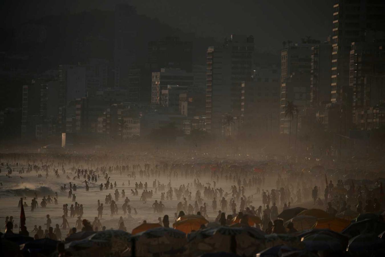 Playa de Ipanema en Río de Janeiro, Brasil