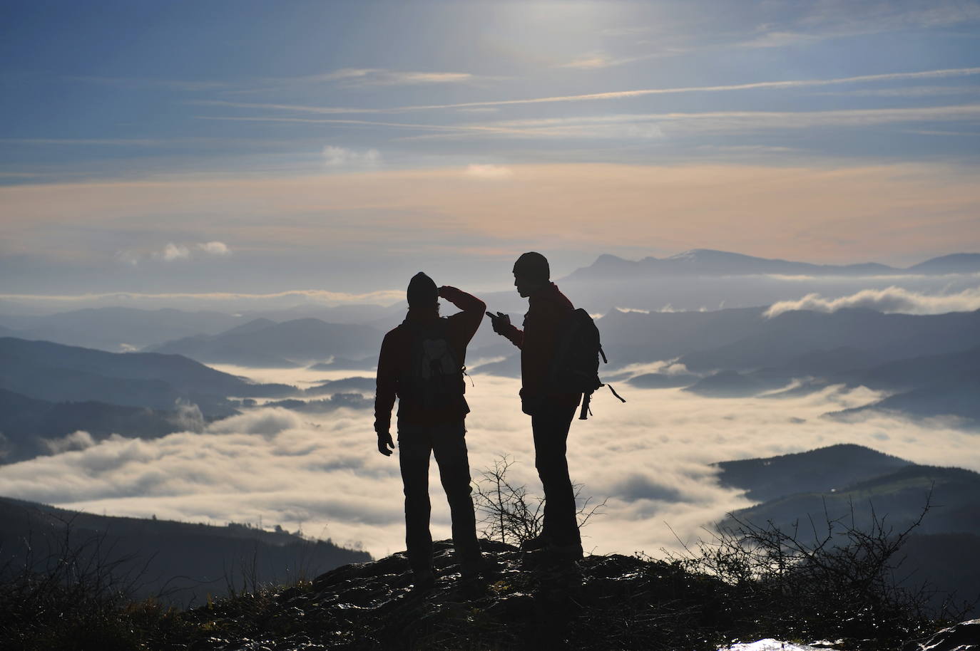 Marcha hacia el Pagasarri. 