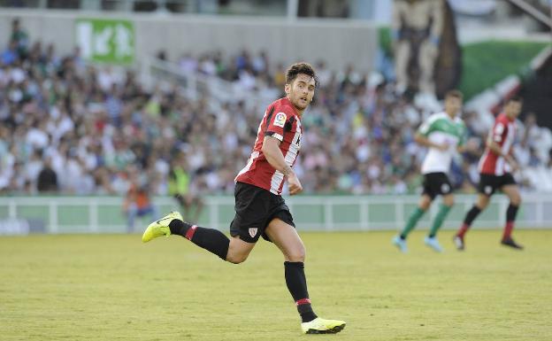 Ibai, en el amistoso que el Athletic jugó en agosto en Santander.