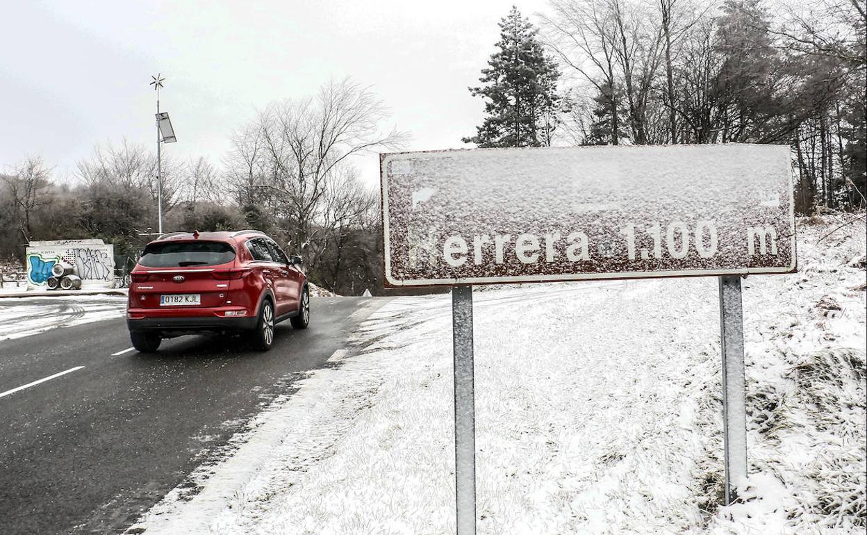 La cota de nieve bajará este viernes en el País Vasco.