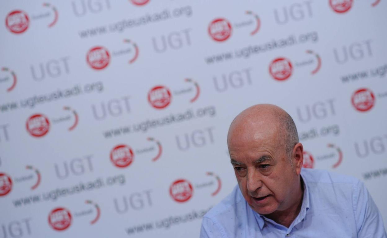 Raúl Arza, secretario general de UGT en Euskadi.