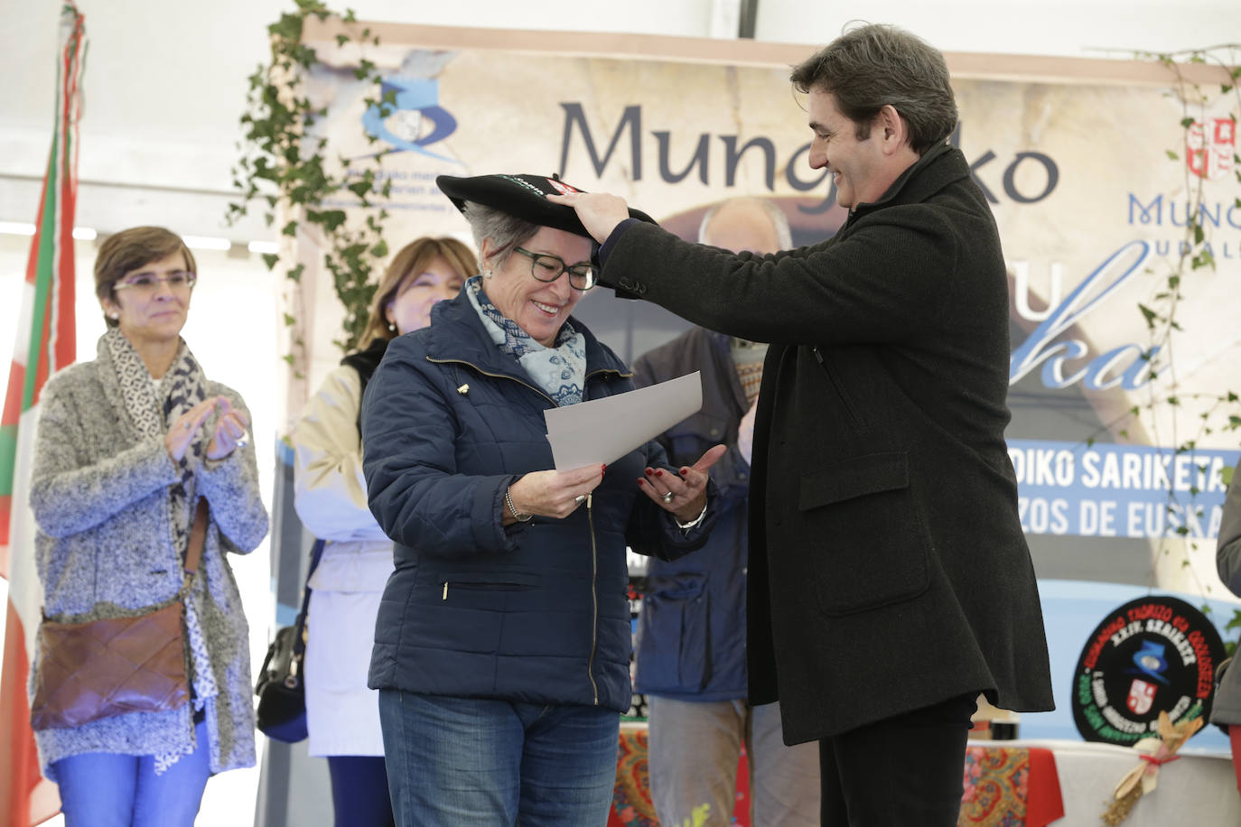 Mungia disfrutó de la tradicional feria con entusiasmo y con la presencia de ilustres invitados como Aitor Elizegi, presidente del Athletic