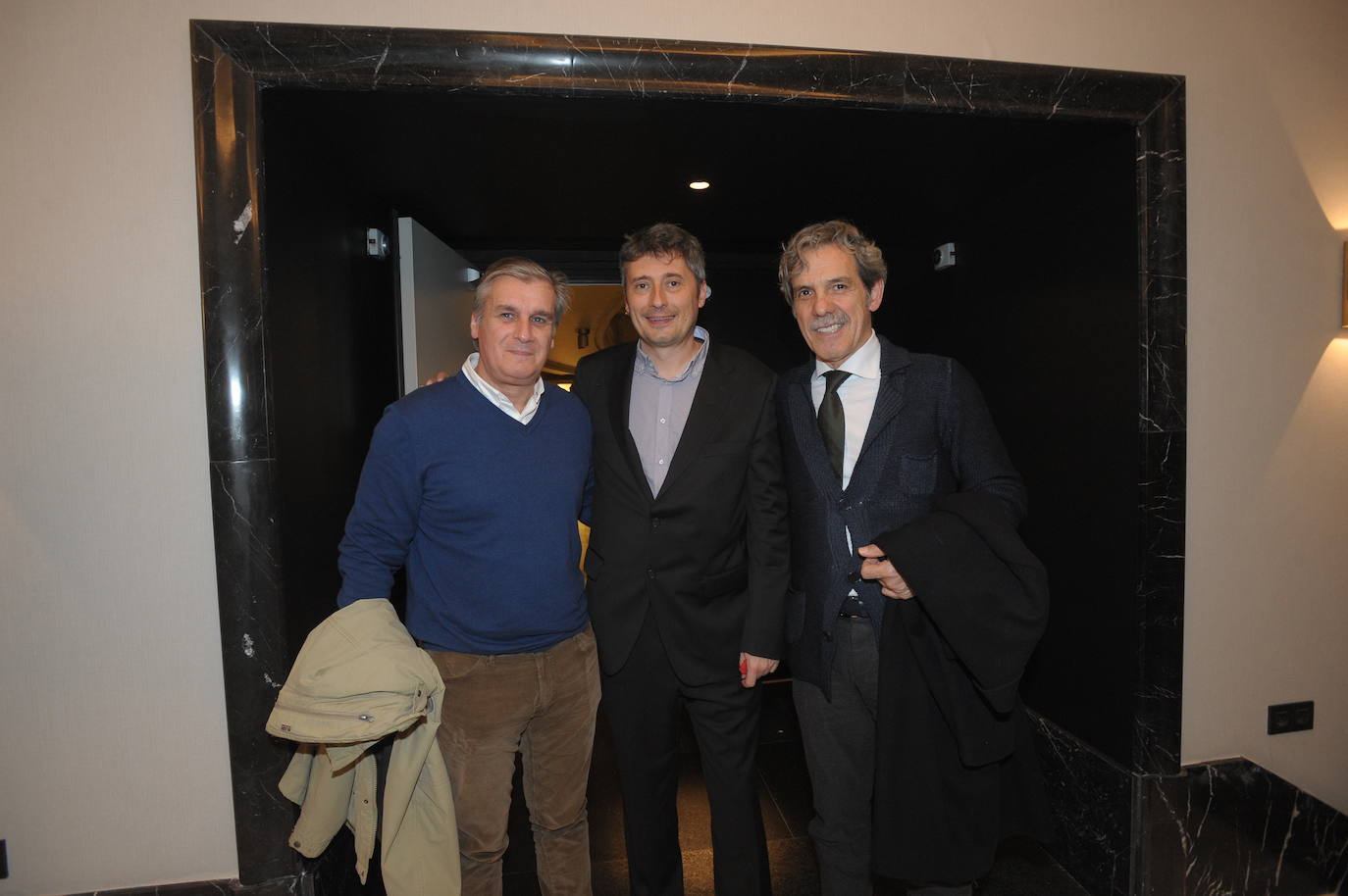 Jorge Dueñas, Robert Basic y Carlos del Campo.