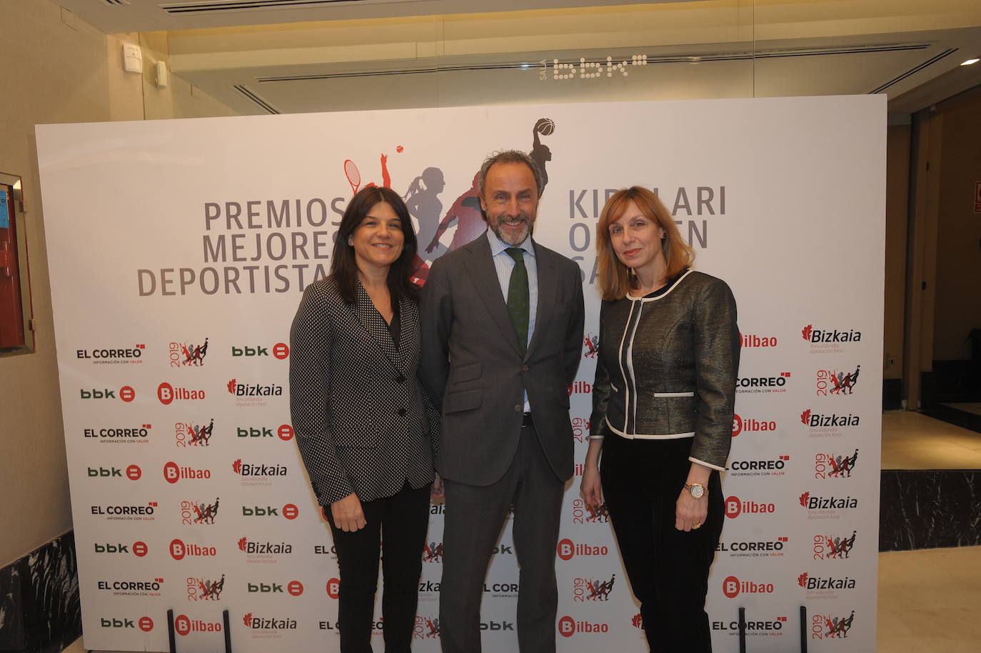 Amaia Ruiz, José Manuel Garay y Mercedes Bayón.