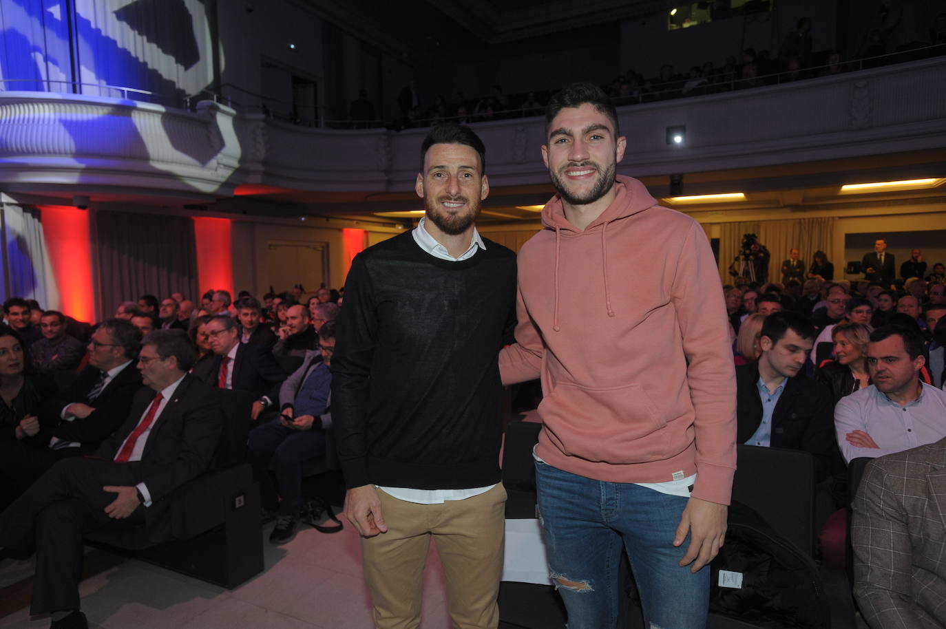 Aritz Aduriz y Unai Núñez. 