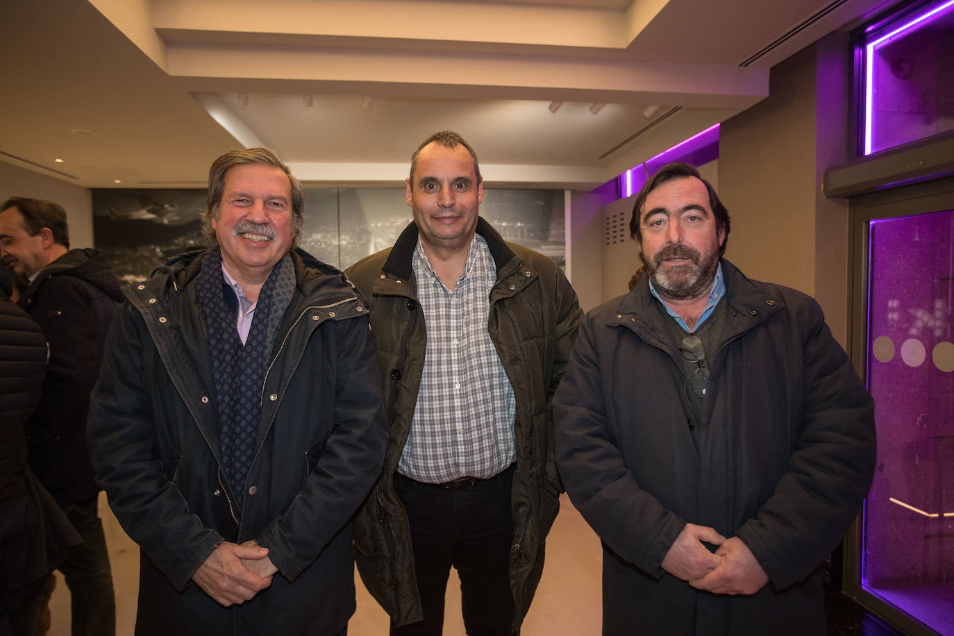 Tomás Ruiz, Alberto Correa y Álvaro Olaortua.