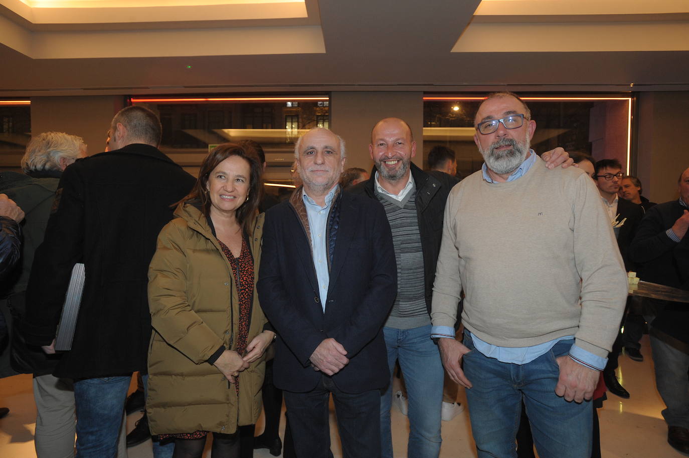 Blanca Uriarte, José Félix Ruiz, Jesús María Isusi y Ángel González.