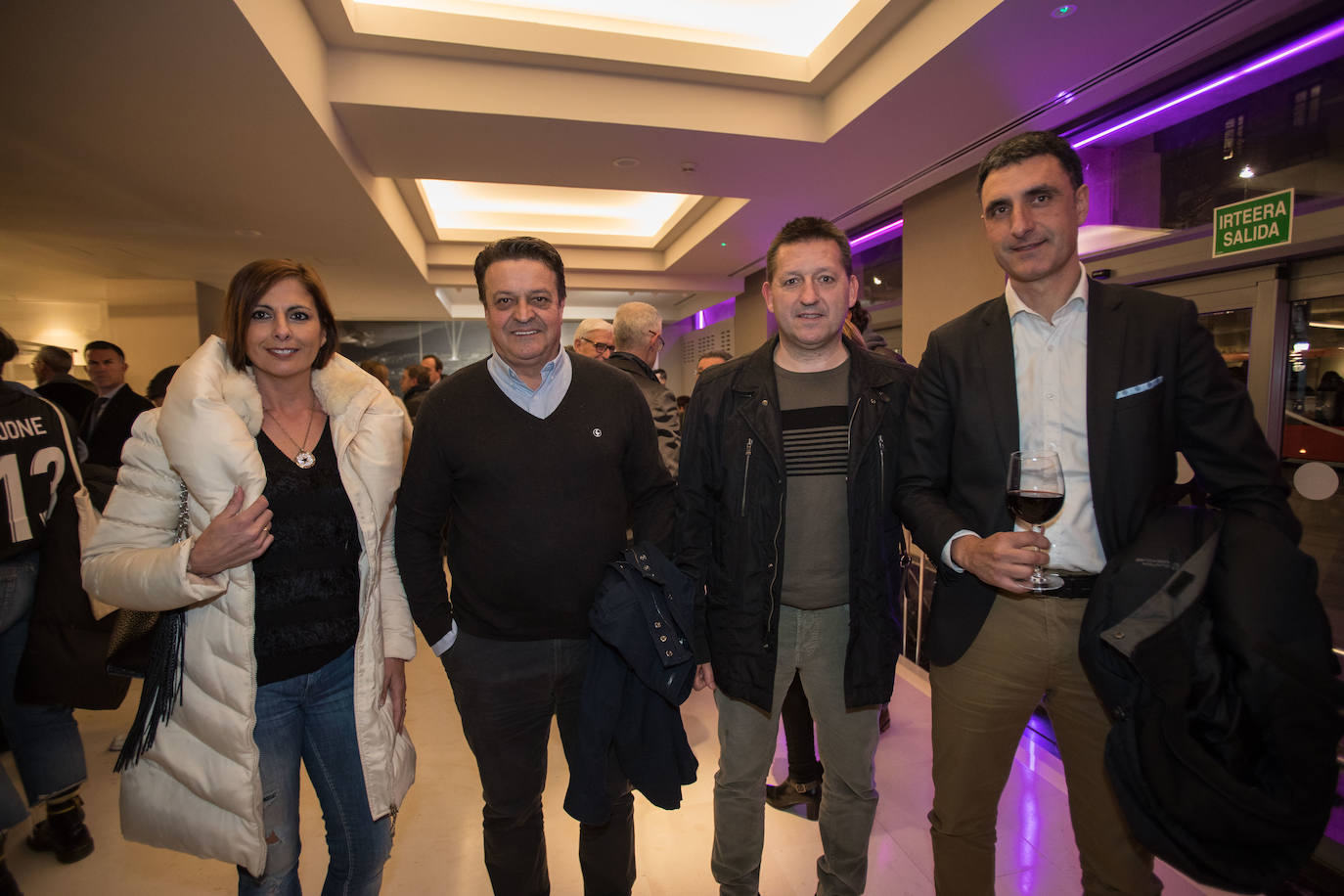 Raquel Villota, Valentín López, Oskar Tabuenka y Karmelo Ariznabarreta. 